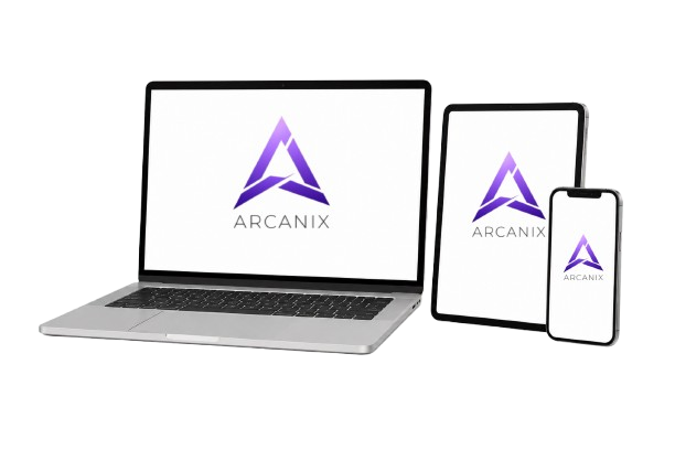 Imagem de dispositivos rodando sistemas Arcanix